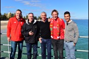 In Adelaide with Liverpool FC legends: Didi Hamaan, Craig Johnston, Ian Rush and Luis Garcia