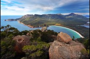 On Mount Amos, Wineglass Bay, Tasmania