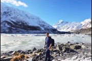 At Mount Cook, New Zealand 