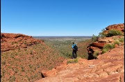 At Kings Canyon, Northern Territory 