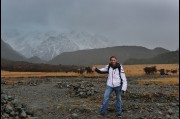 At Mount Cook, New Zealand 