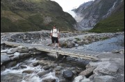 At Franz Josef Glacier, New Zealand 