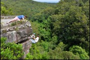 Abseiling at Kelly's Falls, New South Wales