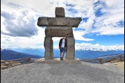 On top of Whistler Mountain, Whistler Blackcomb, Canada