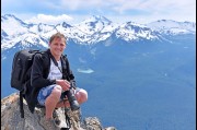 On top of Whistler Mountain, Whistler Blackcomb, Canada