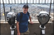 On top of the Empire State Building in New York