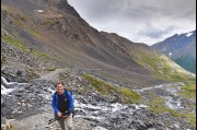 Hiking in the Chugach Mountains, Alaska