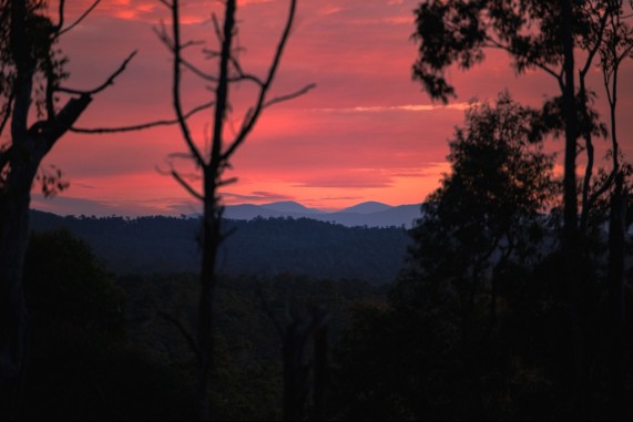 Sunset in the Mountains