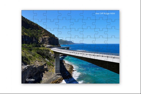 80 Piece Sea Cliff Bridge Jig Saw Puzzle