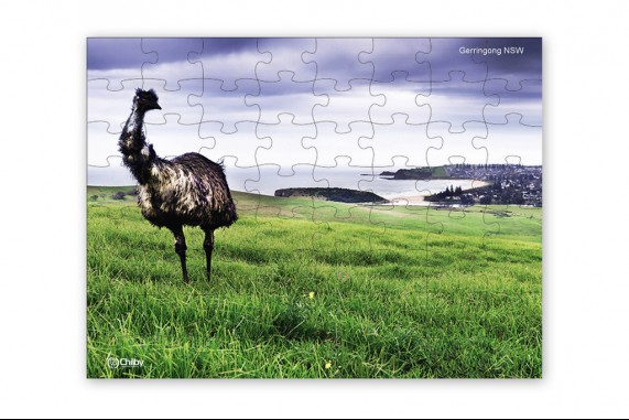 80 Piece Gerringong Emu Jigsaw Puzzle