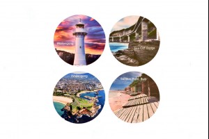 Wollongong Drink Coasters (Pack of 4) Round