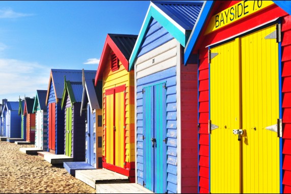 Colours of Brighton Beach