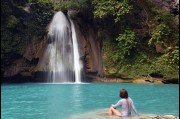 Gunjan Virk, Things to Dot photo shoot at Kawasan Falls, Philippines